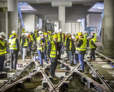 22.10.2026 Warszawa Tramwaje Warszawskie - przejazd testowy w tunelu do Dworca Zachodniego. Fot. Wojciech Surdziel / wosu.pl